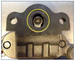  Access to the caliper brake lever