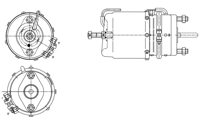BPW Diaphragm/Piston Brake Cylinder (Disc Brake)