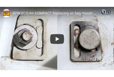 BPW ECO Air COMPACT Replacing air bag mount and trailing arm